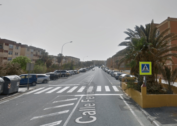 Imagen de la calle Fernando Sagaseta, donde presuntamente se habría cometido la agresión sexual (Foto Google Maps)